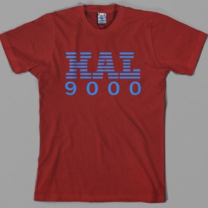 2001 Space Odyssey HAL T Shirt 9000, ibm, retro computer, logo, stanley kubrick, sci fi, film, cinema, Graphic Tee, All Sizes & Colors image 4