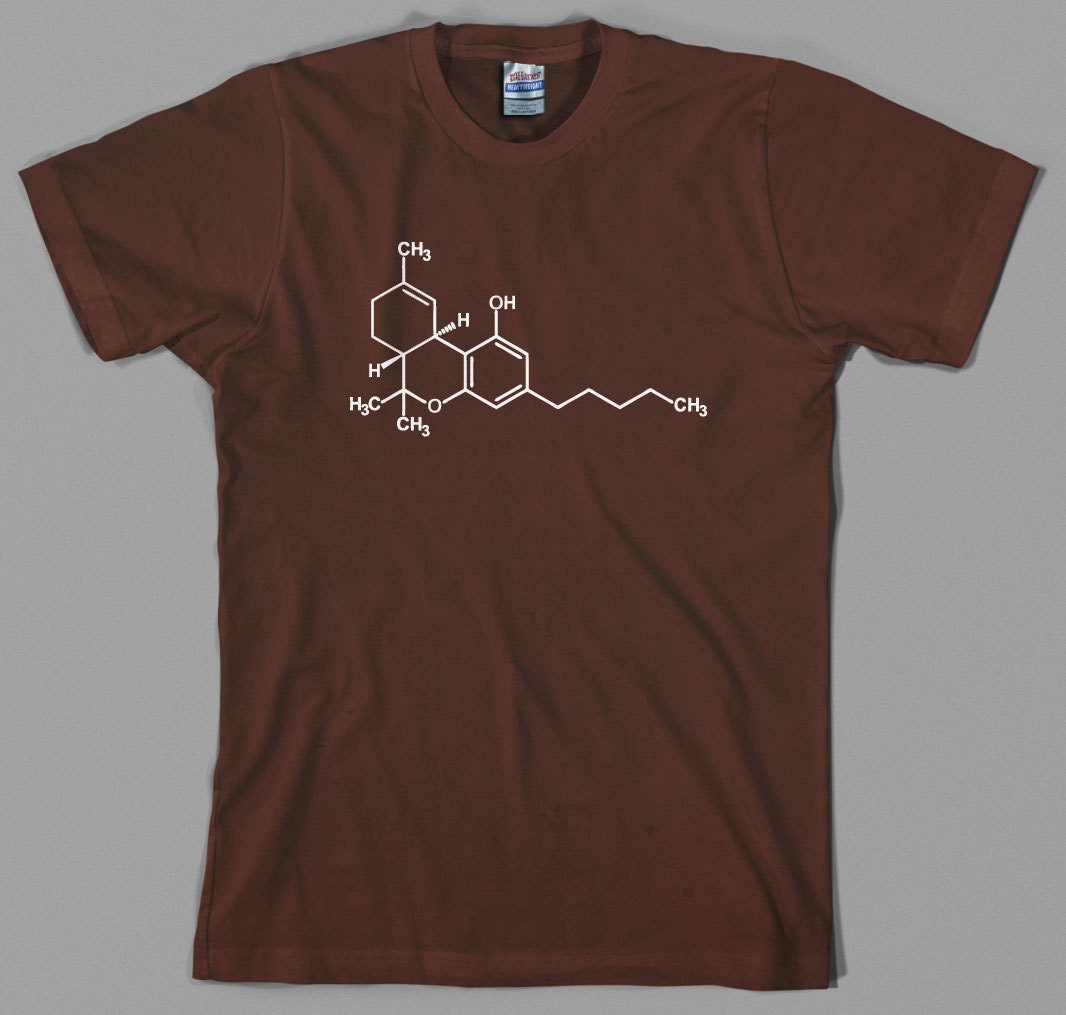 THC Molecule T Shirt Science Marijuana Weed Pot Breaking - Etsy