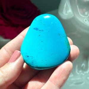 2.0” Collectors Grade Shattuckite Palm Stone - Namibia