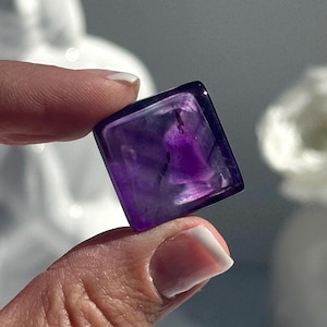 0.8” Deep Purple Phantom Amethyst  - Brazil