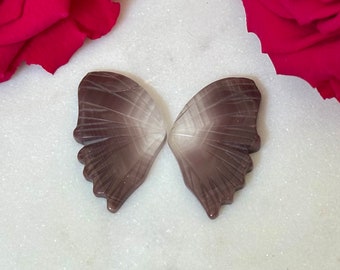 1.1” Hand Carved Lithium Butterflies - Brazil
