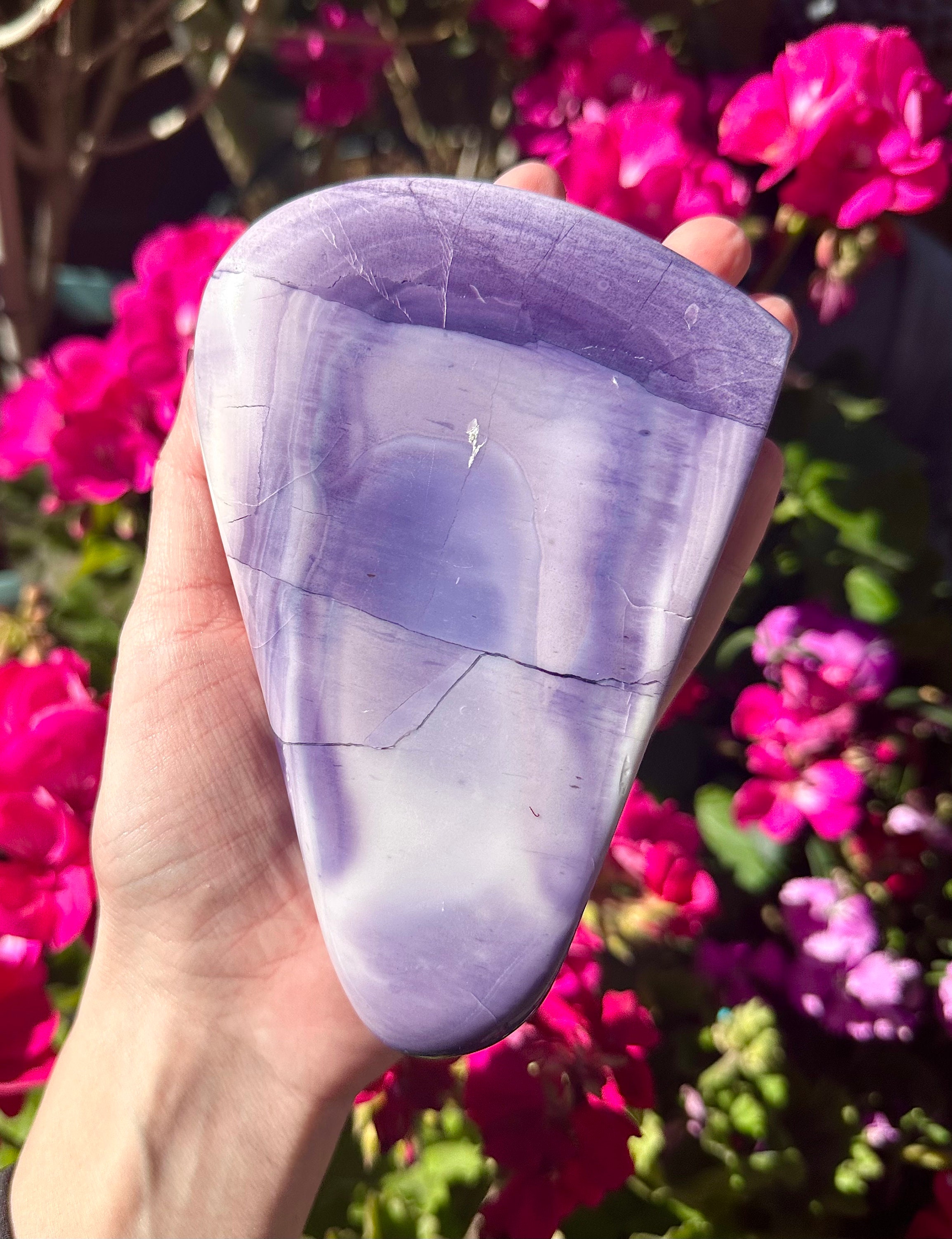 5.0インチ 最高品質の夢のような紫色のティファニーストーン - ユタ州