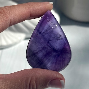 2.0” Deep Purple Phantom Amethyst Tear Drop - Brazil