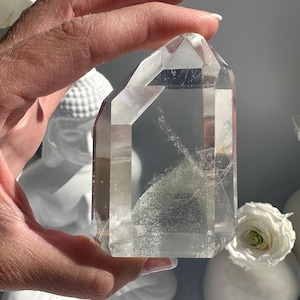 2.8” 3D PHANTOM Free Standing Quartz Point  - Brazil