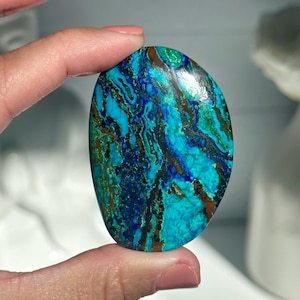 2.1”  Azurite with Malachite and Chrysocolla - Kaokoland , South Africa