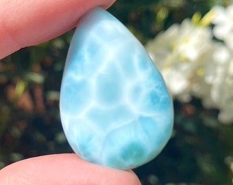 High Quality Larimar Palm Stone from Dominican Republic Incredibly Rare Meditation Stone No 14 LOT 13 High Quality Larimar Palm Stone from Dominican Republic Incredibly Rare Meditation Stone No 14 LOT 13