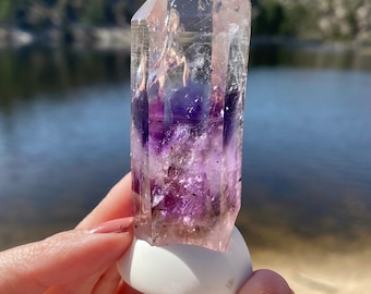2.7&quot; RARE Brandberg Amethyst Point w/ Large ENHYDRO