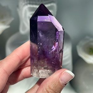 2.6” High Quality Phantom Amethyst With Rainbows - Brazil