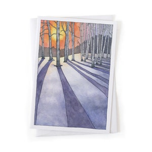 NEW: Happy Solstice Winter Holiday Card, Sustainably Printed Recycled Stationery