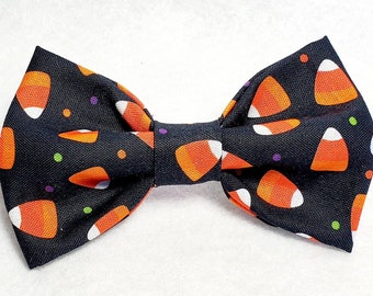 Halloween Dog Bow Tie, Candy Corn Cat Bow Tie, Candy Corn Dog Bow Tie, Halloween Cat Bow Tie, Candy Bow Tie, Spooky Dog Bow Tie