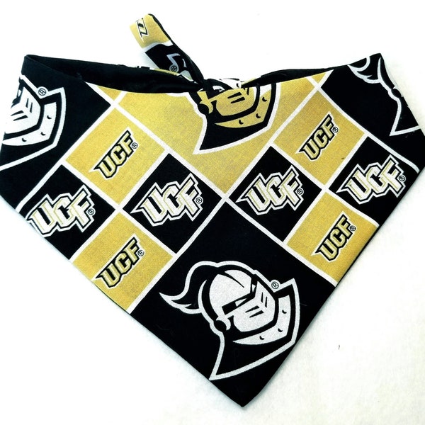 University of Central Florida Pet Bandana, UCF Dog Bandana, UCF Cat Bandana, Knights Bandana, College Bandana