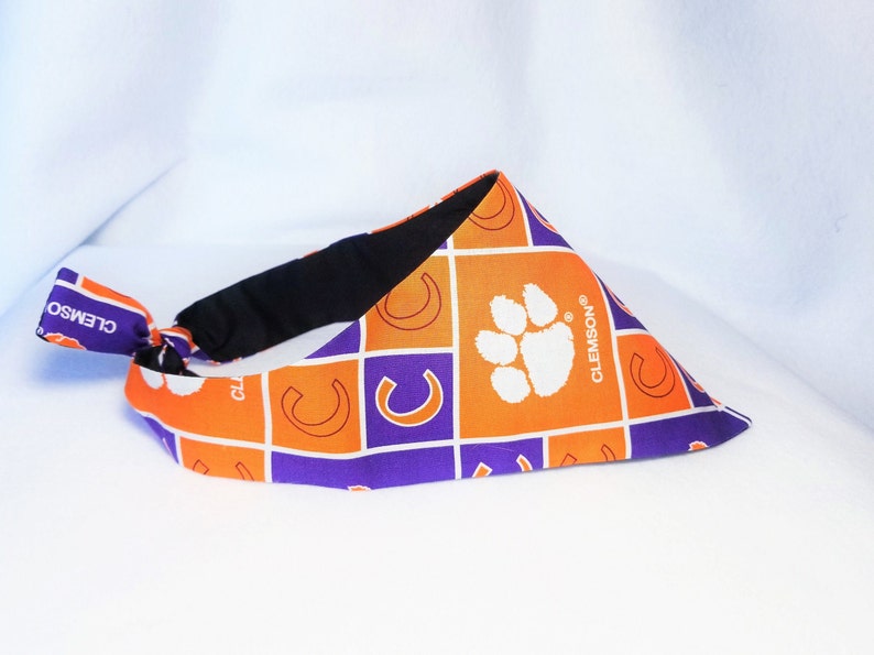 Clemson Cat Bandana Tigers Bandana Clemson University Dog Bandana College Bandana Clemson University Pet Bandana