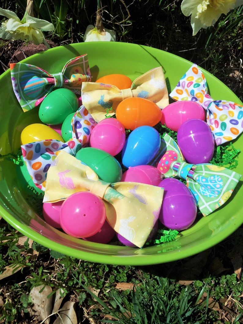 easter dog bow tie collar