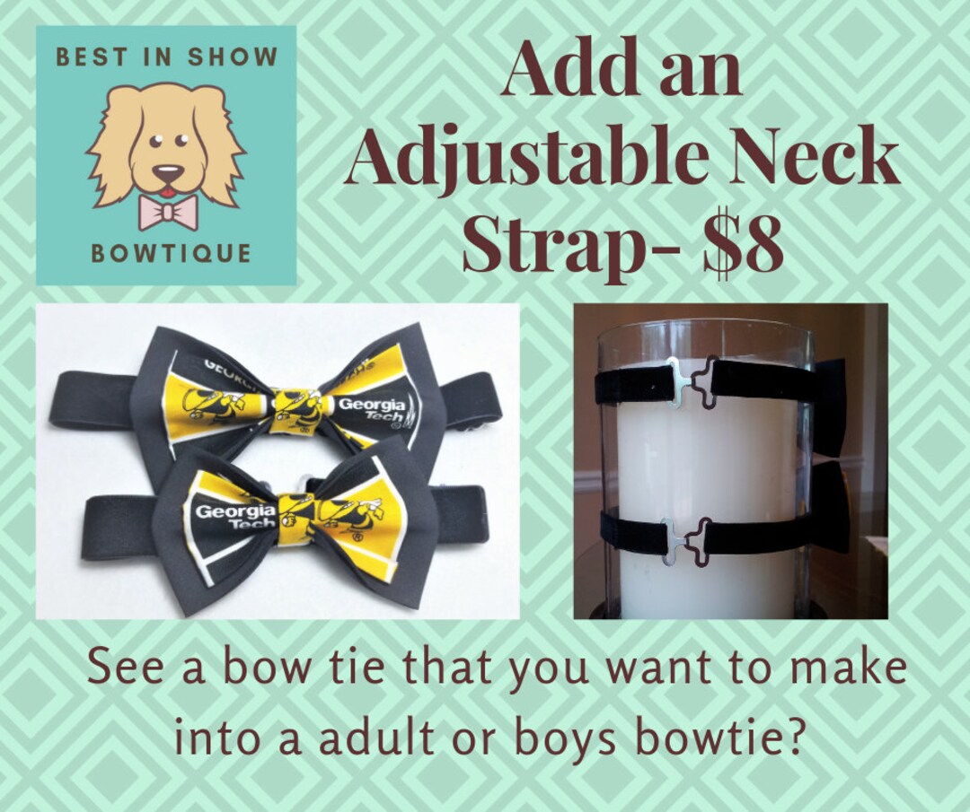 Elerevyo Nœud Pré-noué à Carreaux, Sangle De Cou Réglable