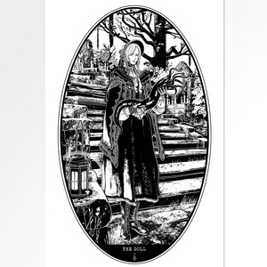 The Doll and I - Bloodborne Handmade Screenprint Bild 2