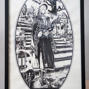 The Doll and I - Bloodborne Handmade Screenprint Bild 6