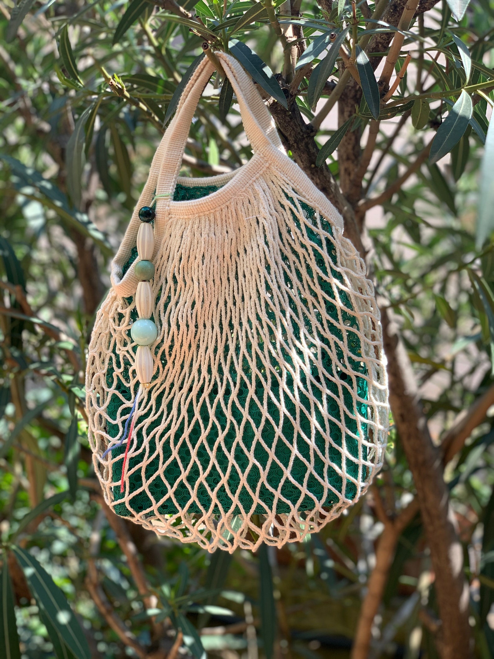 Reworked String bag Slouchy Bag Praire Novelty bag Etsy