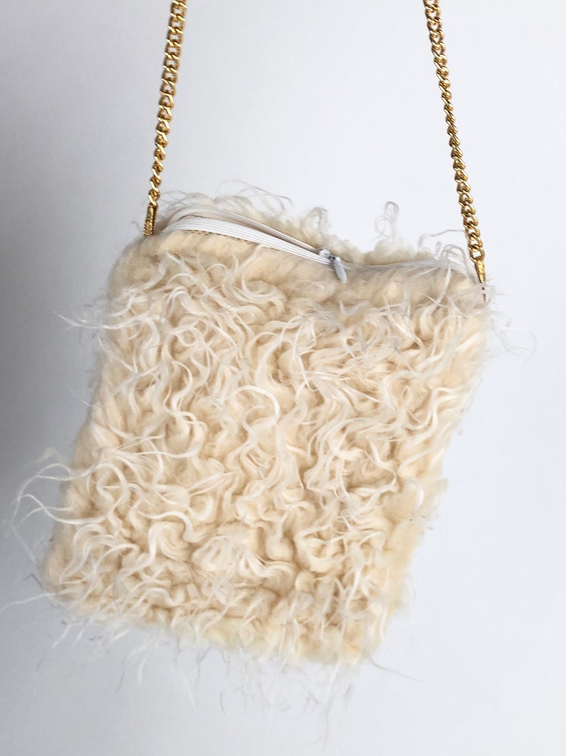 small fur purse