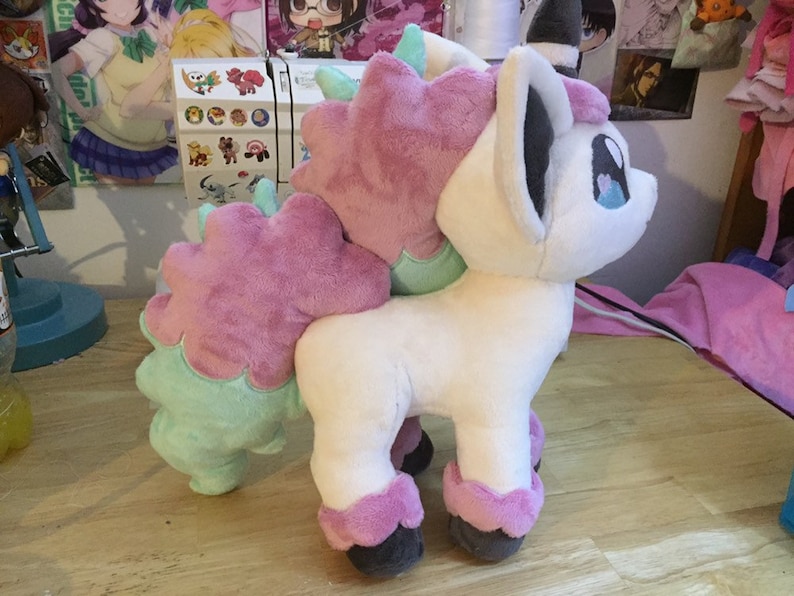 Galarian Ponyta plush MADE TO ORDER | Etsy