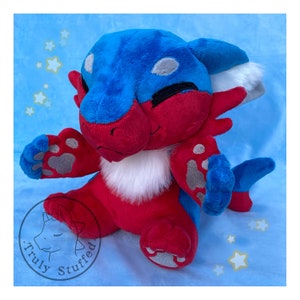 YCH Your Character here Manokit or Dutch Angel Dragon handmade Plush furry fursona persona