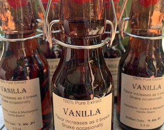 Vanilla extract, Madagascar vanilla beans, cooking, holiday
