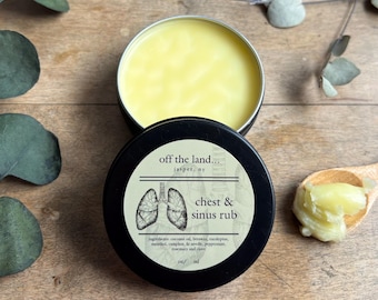 Chestsinus Rub, eucalyptus menthol camphor,fir needle