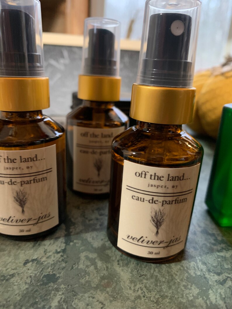 Vetiver Jasmine Perfume, AMAZING Smell, All Natural, Patchouli