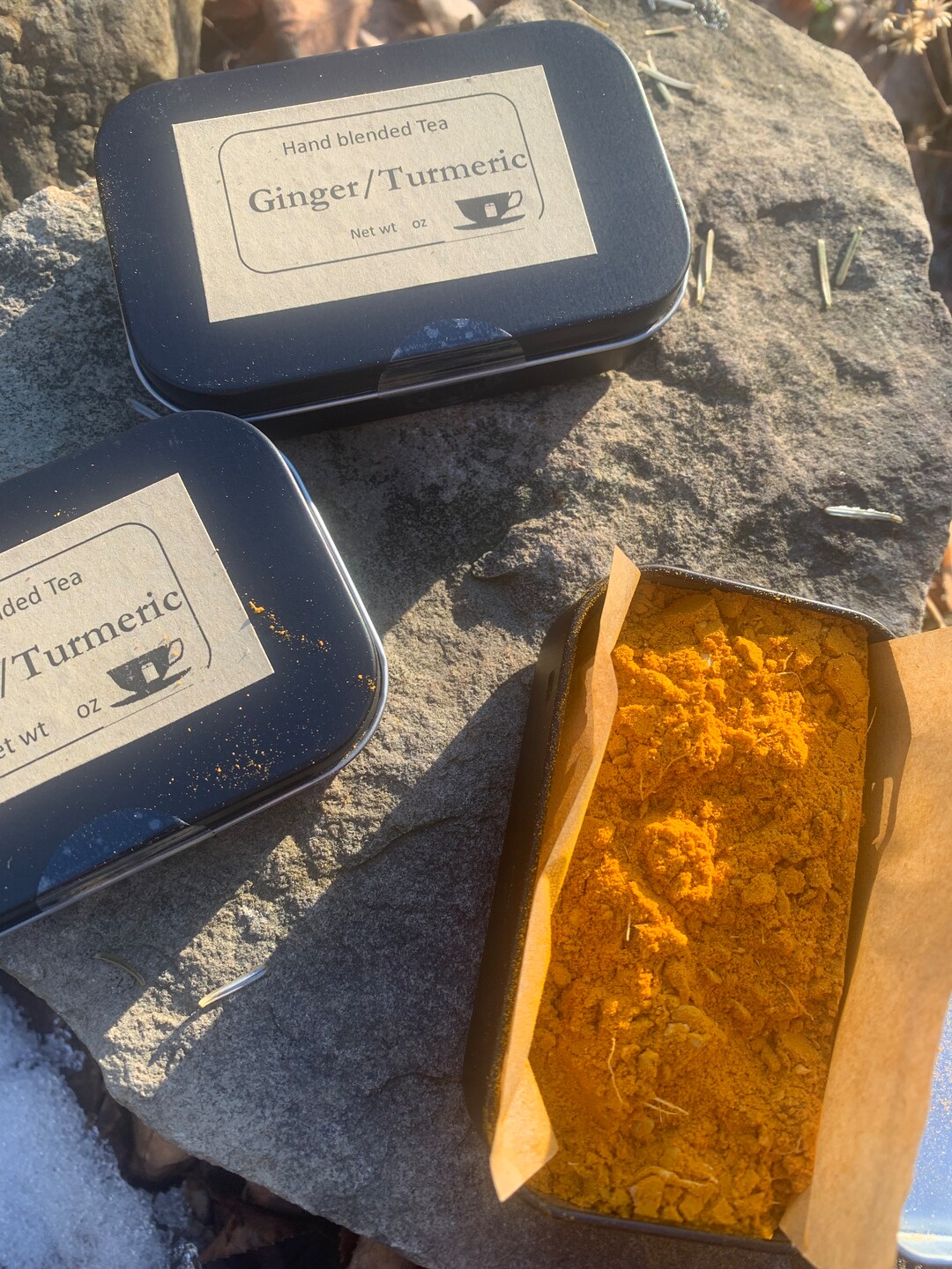Tea hand Blended, Herbal Teas, Elderberry, Raspberry, Turmeric, Calming ...