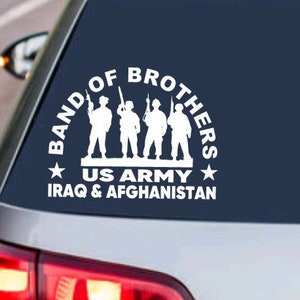 US ARMY "Band of Brothers" AFGHANISTAN Veteran Decal United States Military Armed Forces Sticker Car Truck Suv Vehicle Window Laptop Design
