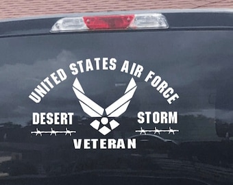 Strategic Air Command USAF Military Decal 4.5 Inch 2-Pack - Premium
