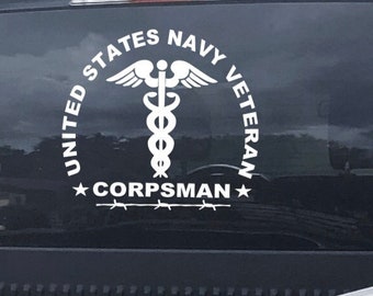 TRUCK DECAL USN United States Navy Vietnam Veteran - Large 10" Truck Car & Suv Vehicle Military Sailor Armed Forces Veteran Sticker