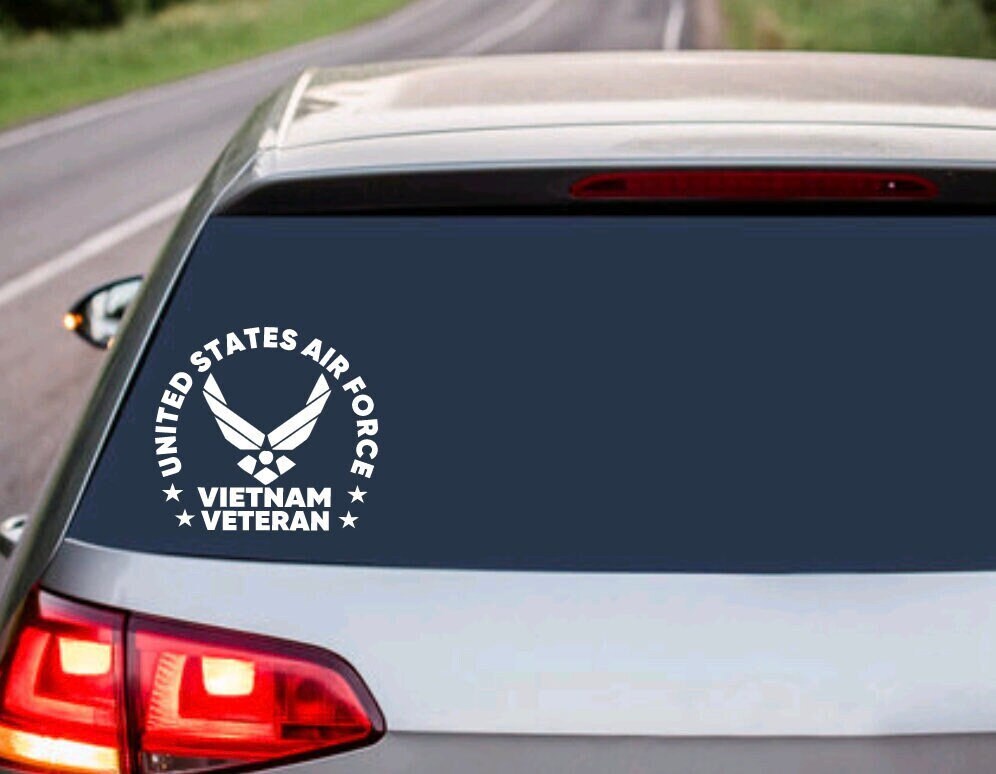thumbnail image 2 of US Army Combat Veteran Sticker – American Flag Vinyl Decal For Car, Truck, Or Laptop 2 of 4