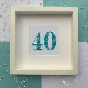 Personalised Number Gift for a Special Birthday 30 and - Etsy