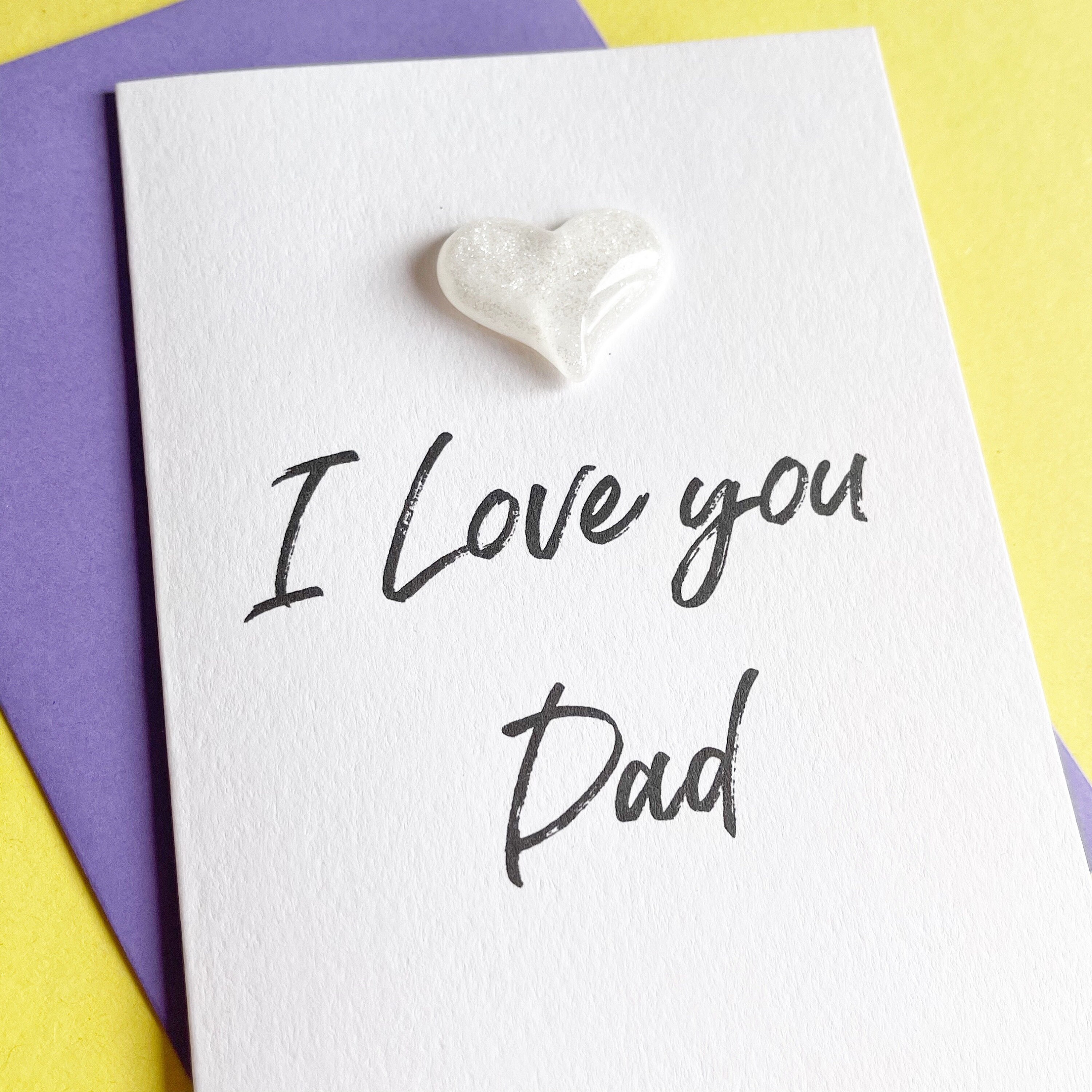I Love You Dad Card, Father's Day Card A6, Card for Dad - Etsy UK