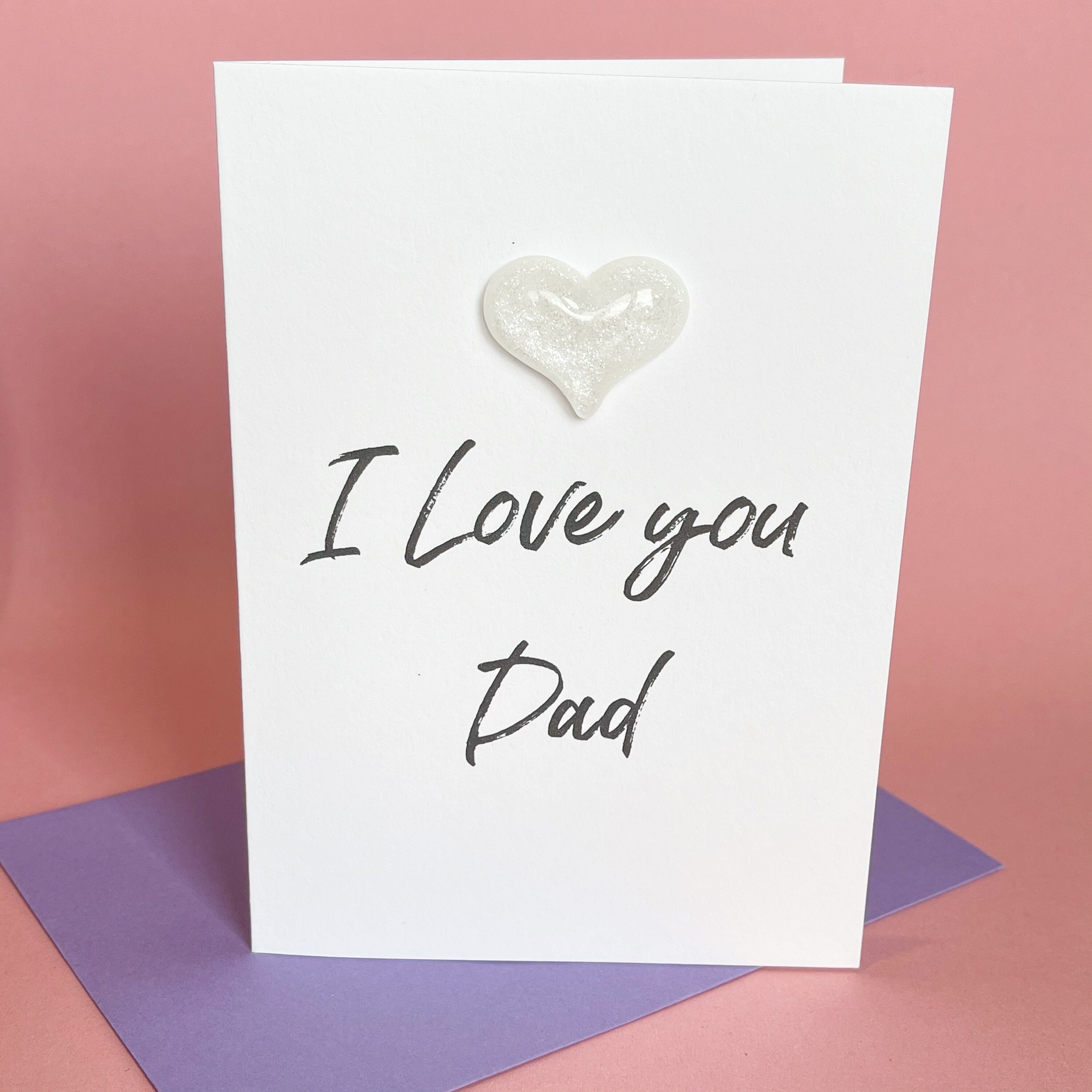 I Love You Dad Card, Father's Day Card A6, Card for Dad - Etsy UK