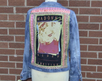 madonna jean jacket