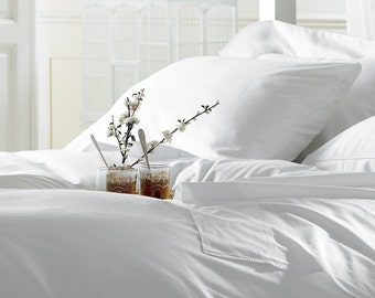 Etsy's Pick 100% Bamboo Sheets - FREE FAST SHIPPING - Complete Set-  Lightweight , Deep Pockets, Eco-friendly, Cooling Technology