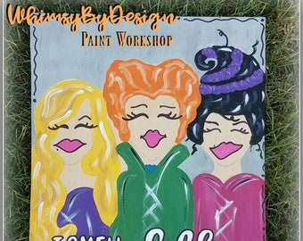 Halloween Porch Decor, The Witches, Halloween Decor, Fall, Halloween, Wooden Sign, Custom, Seasonal Decor