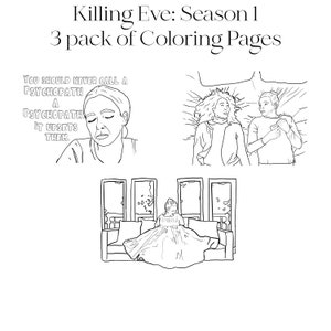 Kolorowanki Killing Eve