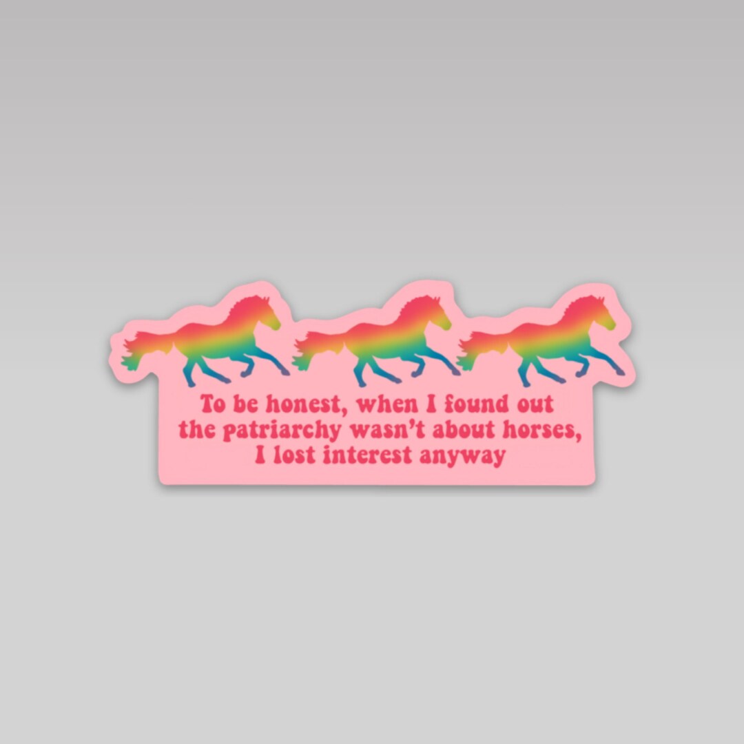 Barbie Patriarchy Ken Quote Sticker - Etsy