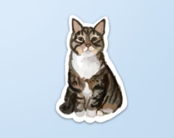 Tabby Cat Sticker