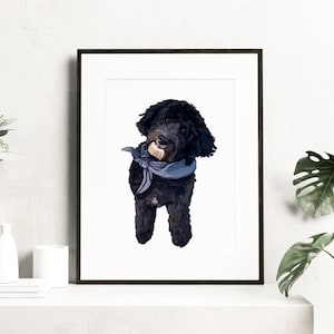 Black and White Doodle Print - 8x10 In