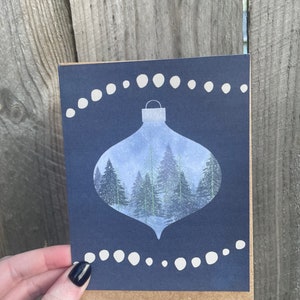 Winter Holiday Card - Blank Inside