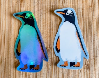 Penguin Sticker - Matte or Holographic