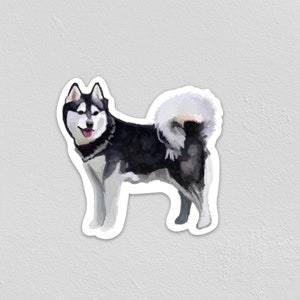 Husky Vinyl Sticker