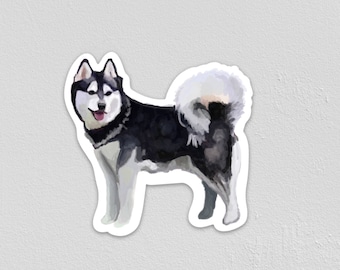 Husky Vinyl Sticker