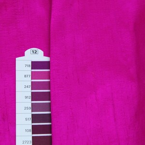 100% Pure Silk Dupioni - Fuchsia