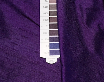 100% Pure Silk Dupioni - Violet