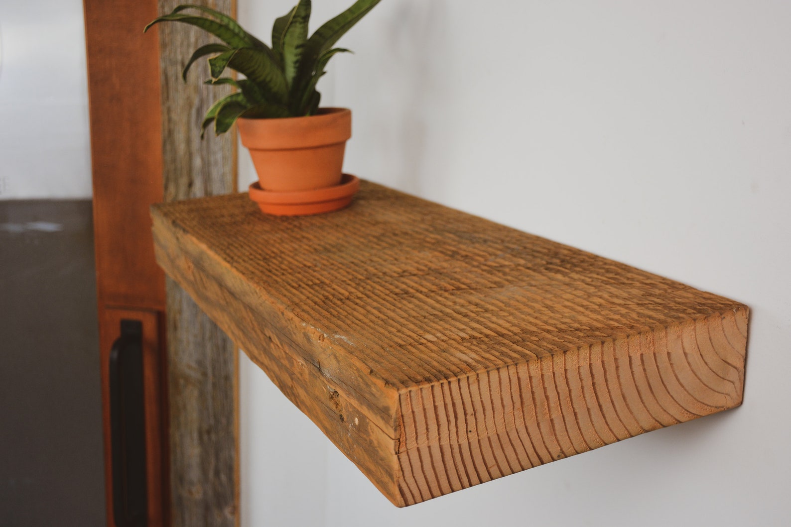 Reclaimed Doug Fir Floating shelf Etsy