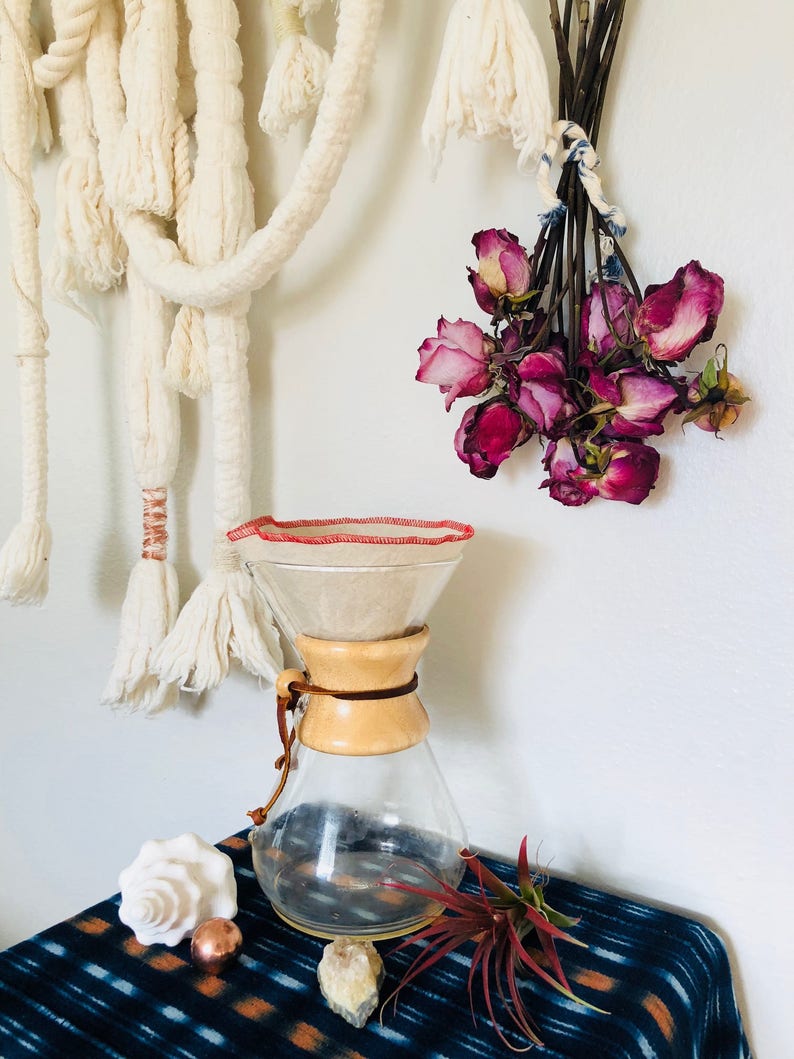 Linen Reusable Coffee Filter Etsy